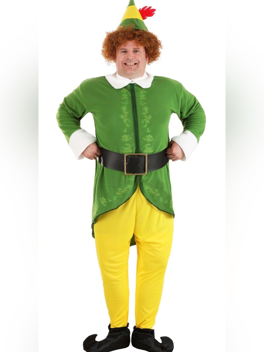 NWT Halloween Costumes Buddy the Elf adult deluxe costume size 2X
